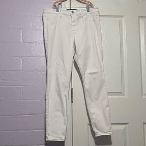 Hollister White Skinny Pants